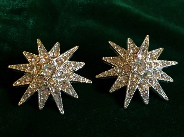 Crystal Art Deco Starburst Earrings | Deco Shop
