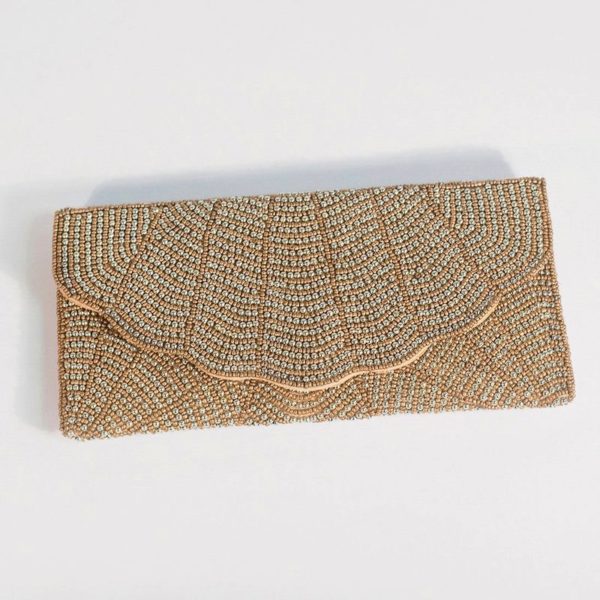 1920s Style Gold Art Deco Envelope Clutch | Deco Shop