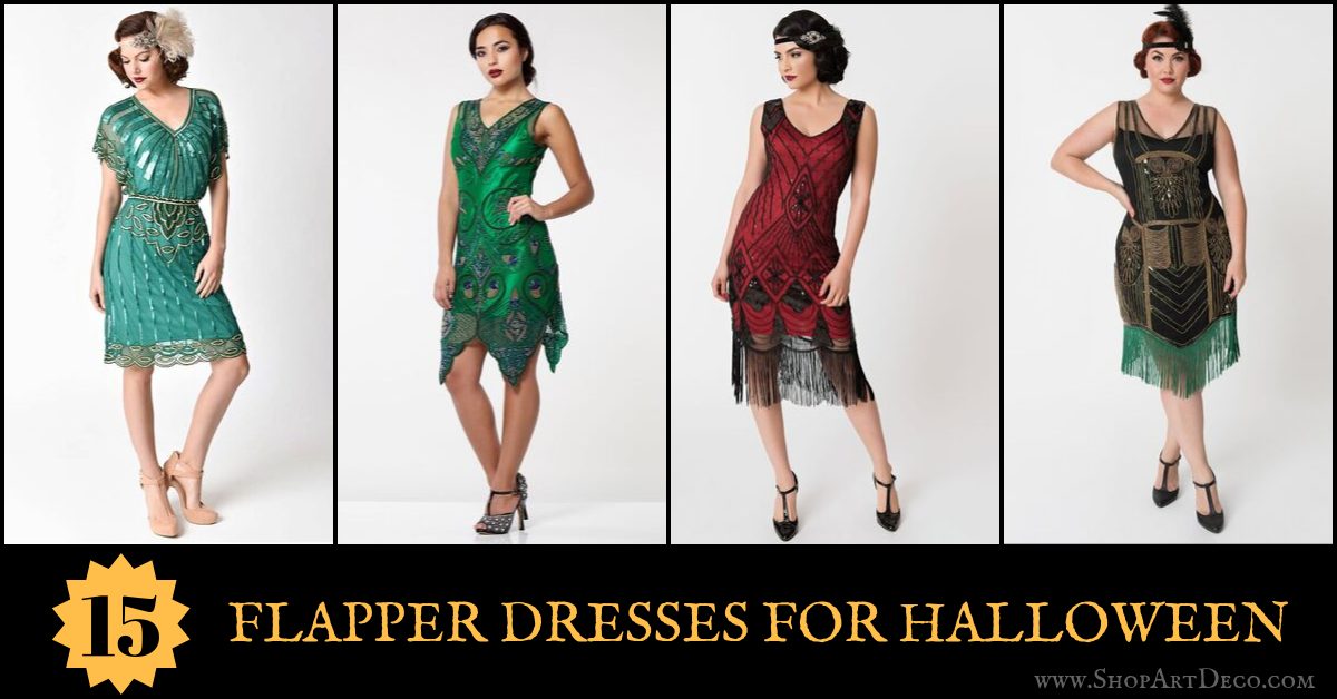 high end flapper dresses