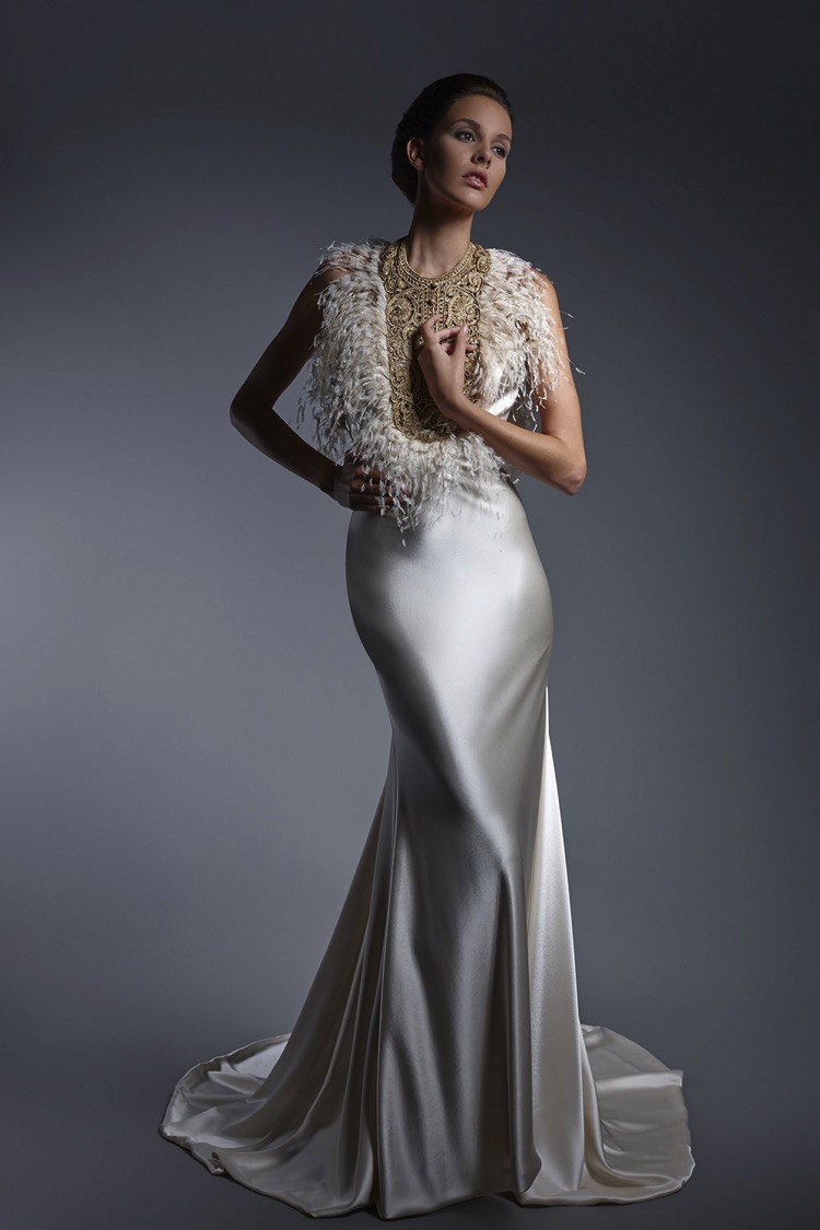 Art Deco Wedding Gowns || Isabel Zapardiez