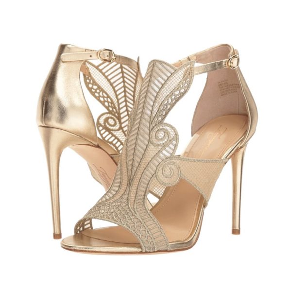 Gold Art Nouveau Heels | Rashi | Deco Shop