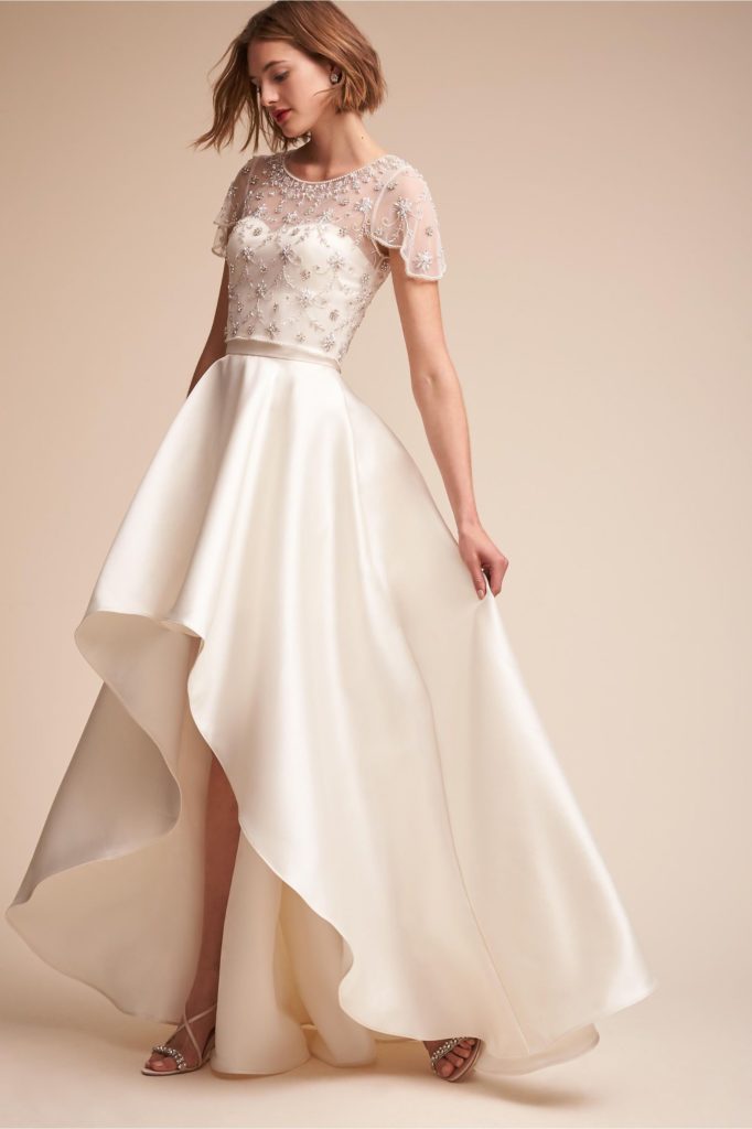 Short Sleeve Wedding Dresses Vintage Inspired Gowns Deco Weddings